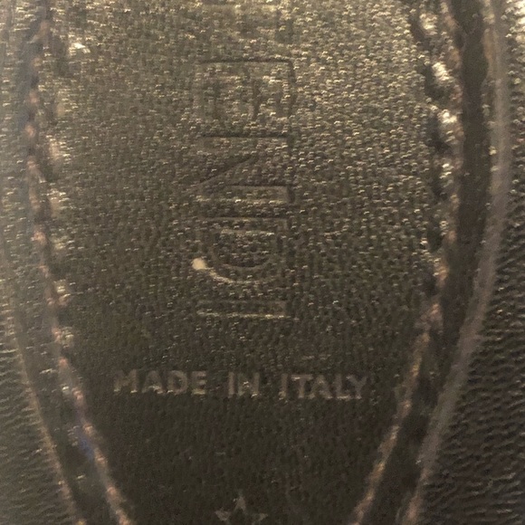 Fendi size 10 gold bronze metallic leather platform slides like new authentic - Picture 12 of 16